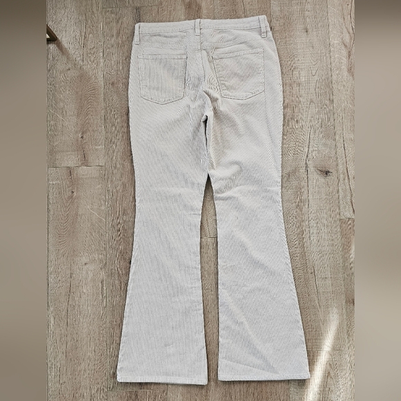 Universal Thread Corduroy Cream Flare Pants - Picture 3 of 3